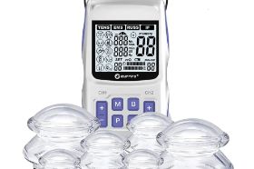 Electromagnetic Cupping Therapy TENS Device Combine the power cupping therapy with electromagnetic therapy in a single, easy to use TENS device. Description Introducing our revolutionary Electromagnetic Cupping Therapy TENS device - the ultimate wellness solution for your body and mind. This cutting-edge device combines the power of electrotherapy, magnetic therapy, and ACE Massage Cupping to provide a comprehensive and rejuvenating experience. By harnessing the synergy of these therapeutic techniques, our device stimulates nerve and muscle tissue, enhances blood circulation, and delivers remarkable anti-inflammatory and analgesic effects. Say goodbye to discomfort and welcome a renewed sense of well-being. Our Electromagnetic Cupping Therapy TENS device boasts an innovative electromagnetic controller, featuring an advanced, low-frequency pulse control chip. This ensures your safety, while providing utmost comfort and convenience during each session. Experience relaxation and relief at your fingertips. Designed with portability in mind, our kit is perfect for those on the go. With just the included TENS device, you can effortlessly produce electromagnetic pulses wherever you are. It's travel-friendly, so you can take your wellness routine with you, no matter where life takes you. Crafted with the highest standards of quality, our silicone cups are made from food-grade silicone, ensuring both safety and comfort. The kit includes various sizes suitable for the entire body, allowing you to target specific areas or enjoy a full-body experience. Rest assured, our product has received FDA and CE approval, guaranteeing its compliance with strict quality and safety standards. You can trust in the reliability and effectiveness of our Electromagnetic Cupping Therapy TENS device for your well-being. Experience the future of holistic wellness today and embrace the incredible benefits of our FDA and CE-approved Electromagnetic Cupping Therapy TENS device. Elevate your self-care routine and unlock a world of relaxation, rejuvenation, and vitality. Invest in your health with confidence. Demonstration: https://www.youtube.com/watch?v=vjVvYNhBEus Included in Kit Electromagnetic Cupping Therapy TENS Device 6 Silicone Cups Small (2) Medium (2) Large (2) Conductive Pads (4) Conductive Wires (2) Instruction Booklet Cleaning Safety: PureGreen24 safe UV light safe
