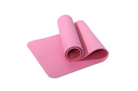 Eco Friendly Yoga Mat Soft Non-slip Foam Yoga Mat Home Fitness Mat For Meditation, Pilates Exercise, Body Training Durable Mat Size: 68in x 24in Color: Pink Cleaning Method: You can clean your cute Eco-friendly Yoga Mat once a week or whenever it is necessary. Do not use a washing machine or dryer. Method 1: Wipe the yoga mat with cloth dipped in suds or laundry powder solution. Then rinse with water and wipe off the mat a with towel or cloth. Method 2: Layout the entire yoga mat in a bathtub of warm water with approximately ½ cup vinegar for 30 minutes, the water must completely cover the yoga mat. Wipe off the yoga mat a with towel or cloth.