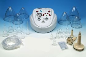 MC-600 Vacuum Cupping Therapy Machine with Online Course The MC-600 is a dependable tool that eliminates the strain of manual cups and allows the therapist to deliver precise suction every time. An affordable and portable machine, this is the ultimate tool for therapists trained in vacuum therapies! Description Included in MC-600 Kit: MC-600 VacuTherapy Machine A wide variety of sturdy glass cups for the face and body Six extra large contoured plastic cups for specialty work Two small-tipped single hoses One small-tipped bifurcated hose for using two cups together MediCupping – Home Study online course (exam sold separately) Includes two training videos with a total run-time of 166 minutes Students keep the course forever, even after it’s completed Final exam w/ certification may be purchased separately at a cost of $40. Completing the exam earns students 12 NCBTMB CEUs Course CEUs are accepted by all NCBTMB states except Mississippi MC-600 Specifications: Weight: 10 lbs Dimensions: 12 x 11 x 6 Warranty: 12 months An affordable and portable machine, this is the ultimate tool for therapists trained in vacuum therapies! This unit eliminates the hand pumping manual equipment and performed static suction, as well as six different pumping modes. This machine also includes a wide variety of glass and plastic cups that will give you many options when working on clients. This machine also includes a coupon code for an online training course that may be redeemed at our online education site, ACE Institute Online. This course takes students through a comprehensive set of lessons and training videos that explore the art of MediCupping therapy. Students who wish to receive their cupping therapy certification may then continue their coursework by purchasing the $40 final exam, which is available for purchase after completing the course. An exclusive instructional video on the proper use of the machine is included only with the purchase of this machine. The white roller-ball cups included with the MC-600 are a bonus from the manufacturer. Due to sterilization and sanitation issues, we recommend that these be for personal use or for a single client. Metal Roller Cups that may be fully disassembled and cleaned are available for purchase separately.