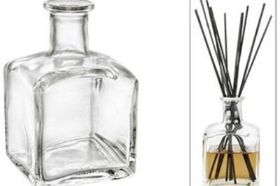 These Square Glass Diffuser Bottles are great for use with our light or dark round reed sticks to diffuse all of your favorite fragrance or essential oils. These bottles are 2.5” wide x 4.5” tall and hold 210ml. *Bottle only. Reed Sticks and Oil not included