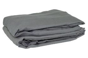 Stone NRG PREMIUM MICROFIBER SHEET SET. Our Premium Microfiber Massage Sheet Set represents the ultimate in quality, comfort and durability. made from 100% double brushed polyester, these light weight, soft as silk sheets are wrinkle resistant right out of the dryer and resist pilling. The perfect addition to your massage or spa table. 120 GSM (Grams per Square Meter). Mix and Match your massage table linens to create a color scheme that works with your room. See the complete NRG massage Linen Collection to find your perfect pairing.