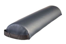 NRG HALF ROUND BOLSTER - AGATE The NRG Half Round Bolster is one of the most popular bolsters on the market. Vinyl upholstery has superior abrasion resistance, oil and stain resistant. Its size makes it versatile and a mainstay for many massage therapists and convenient with a black carrying strap at one end. Take this NRG Half Round Bolster with you to enhance whichever modality, wherever you are. Dimensions: 3" x 6" x 26" Material: Vinyl upholstery CFC-free foam PVC free upholstery Caution: When cleaning your product, please remember to use a product that is safe for use on vinyl, a porous surface. Products designed for use on hard surfaces, such as Citrus II, can damage the upholstery and could void your warranty.