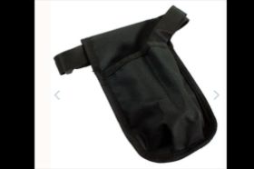 Holster Black Single Massage Bottle Holster Keep your lotion bottle at your side with a handy lotion bottle holster. Holsters help you stay in close contact with your client at all times and avoid having to walk around the table to pick up supplies. 1" wide belt and heavy-duty edging make this belt more durable than other belts on the market. The holster now comes with a removable belt so that if needed you can use your own daily wear belt that is not too wide, it can slide into the holster's belt loop. Features: Made of durable cordura weave polyester (backpack type fabric) Easy-clip buckle and sliding adjuster to fit your waist. Sturdy Nylon Belt 1 inch wide Fits waists 26 - 44"