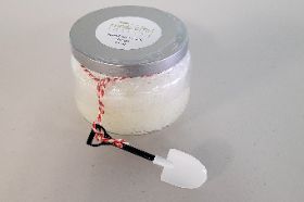 FOOT & HAND SCRUB Reveal a smoother, more touchable skin with our Handcrafted Therapy Foot and Hand Scrub. Salt crystals exfoliate naturally with the essential oils to leave you feeling luxurious. Use on hands & feet. And if you are really feeling to take care of you, use for a whole body scrub. Size: 14 oz One scoop is all you need for your hands. Scoop Provided. Scrub ingredients: Epsom salt, fractionated coconut oil, grapeseed oil, arnica, olive oil