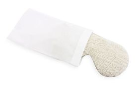 Easy to clean, this protective pillow case is machine washable, poly-cotton fabric designed to protect the eye pillow from oils or eye makeup.