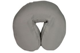 NRG PREMIUM MICROFBR FACE REST COVER, STONE. Give your clients the ultimate massage experience with these Microfiber Massage Face Rest Covers. Made from 100% Double Brushed Polyester, these light weight, soft as silk covers are wrinkle resistant right out of the dryer and resist pilling. 13" length x 13" width x 6" height. Contains 1 Massage Face Rest Cover.